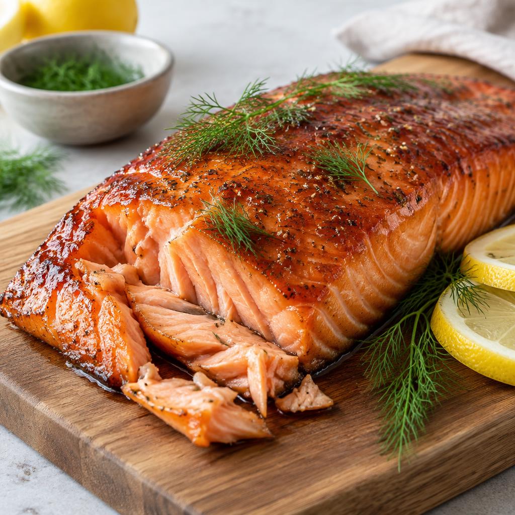 Fish & Seafood cooked over wood smoke